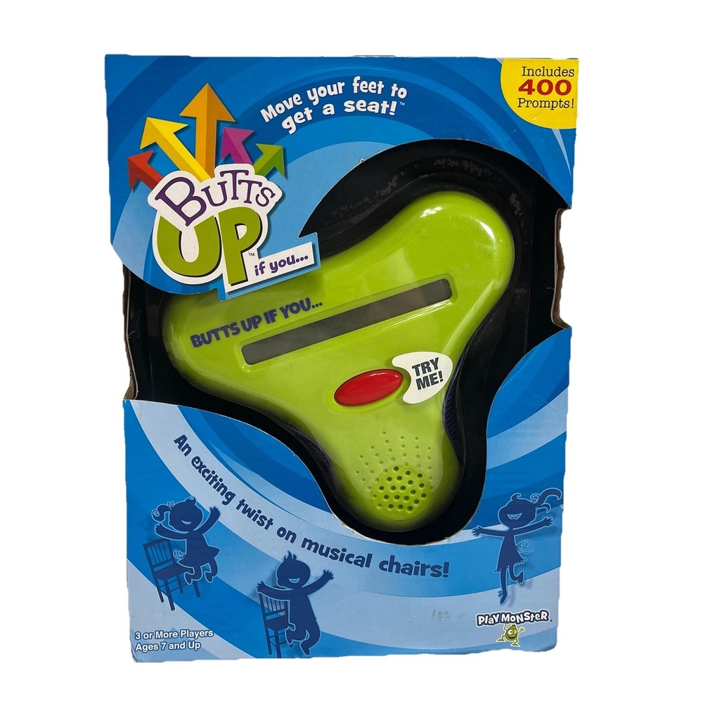 NIB Butts Up Game An exciting twist on‎ Musical Chairs! for Ages 7+ Family Game